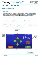 Предварительный просмотр 27 страницы Porvair Sciences Ultravap Mistral User Instruction Manual