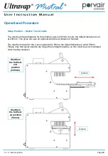 Предварительный просмотр 28 страницы Porvair Sciences Ultravap Mistral User Instruction Manual