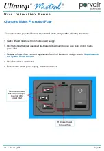 Предварительный просмотр 48 страницы Porvair Sciences Ultravap Mistral User Instruction Manual