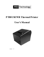 POS-TECHNOLOGY PT80USEWB User Manual preview