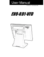 POS-X EVO-RD1-VFD User Manual предпросмотр