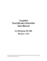 POS-X TouchKit User Manual предпросмотр