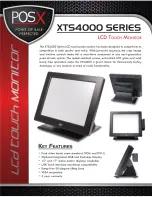 Preview for 1 page of POS-X XTS4000 Specifications