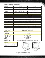 Preview for 2 page of POS-X XTS4000 Specifications