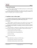 Preview for 3 page of POS POS-1L+ User Manual