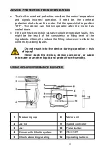 Preview for 4 page of posame CY-206 Instruction Manual