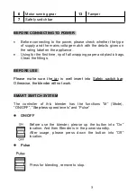 Preview for 5 page of posame CY-206 Instruction Manual