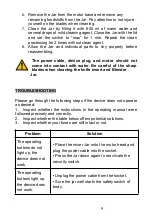 Preview for 9 page of posame CY-206 Instruction Manual