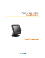 Preview for 1 page of POSBank AnyShop Eco User Manual