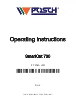 Posch M1454 Operating Instructions Manual предпросмотр