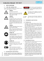 Предварительный просмотр 11 страницы POSEIDON PE 100-T Instruction Manual