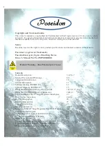 Предварительный просмотр 3 страницы POSEIDON PEEDB1206 User Manual