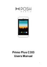 Предварительный просмотр 1 страницы Posh Mobile Primo Plus C353 User Manual