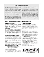 Preview for 4 page of Posh CIW 6.5 Installation Manual