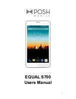 Предварительный просмотр 1 страницы Posh EQUAL S700 User Manual