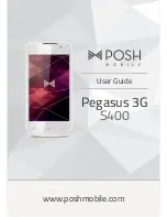 Posh Pegasus 3G S400 User Manual предпросмотр