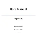 Предварительный просмотр 1 страницы Posh Pegasus 3G User Manual