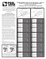 Предварительный просмотр 3 страницы POSI LOCK 202 Instructions And Parts Manual