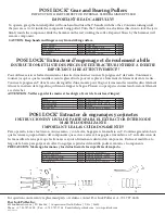 Предварительный просмотр 4 страницы POSI LOCK 202 Instructions And Parts Manual