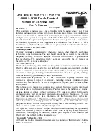 POSIFLEX Jiva LT-5815 Pro User Manual preview