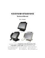 POSIFLEX KS - 6910 series Technical Manual preview