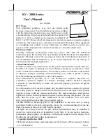 POSIFLEX KV-2000 Series User Manual preview