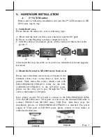 Preview for 3 page of POSIFLEX LM-2208 User Manual