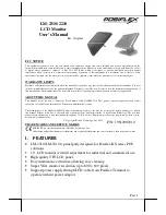 Preview for 1 page of POSIFLEX LM-2210 User Manual