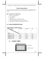 Preview for 3 page of POSIFLEX LM-3010F User Manual