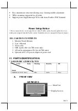 Preview for 2 page of POSIFLEX LM-3215 Series Manual