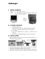 Preview for 2 page of POSIFLEX LM-6100 Series User Manual