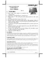 Preview for 1 page of POSIFLEX LM-7117 User Manual