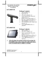 Preview for 1 page of POSIFLEX MT-4008W/H User Manual