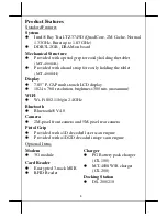 Preview for 2 page of POSIFLEX MT-4008W/H User Manual