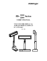 Preview for 1 page of POSIFLEX PD-2100 Series User Manual