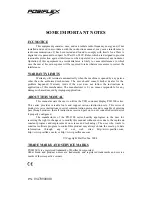 Preview for 2 page of POSIFLEX PD-2300 Series User Manual