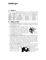 Preview for 2 page of POSIFLEX PD-2500 Series User Manual