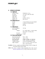 Preview for 4 page of POSIFLEX PD-2500 Series User Manual