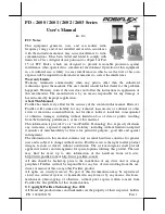 POSIFLEX PD - 2600 User Manual preview