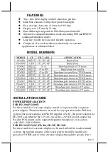 Preview for 2 page of POSIFLEX PD-300 Series Manual