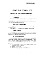 Preview for 25 page of POSIFLEX TP-6000 SERIES User Manual