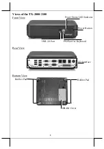 Preview for 2 page of POSIFLEX TX-2000 User Manual