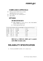 Preview for 11 page of POSIFLEX TX-3700 Series Technical Manual