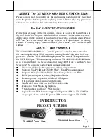 Preview for 2 page of POSIFLEX TX-4200 User Manual