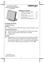 POSIFLEX XT-3815 User Manual preview