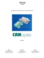 Posital Fraba ACS080 CANopen User Manual предпросмотр