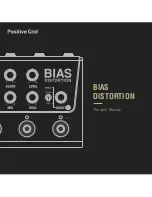 Positive Grid BIAS DISTORTION Product Manual preview