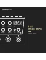 Positive Grid BIAS MODULATION Product Manual предпросмотр