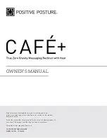 Positive posture CAFE+ Owner'S Manual preview