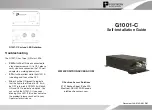 Preview for 1 page of Positron G1001-C Self-Installation Manual